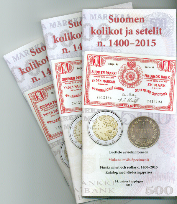 Suomen kolikot ja setelit 2015